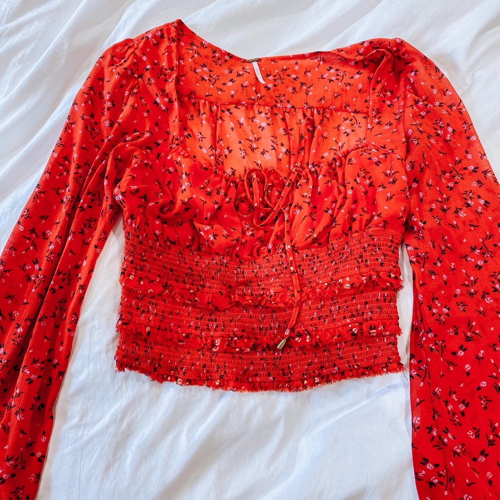 American Eagle Red Top, Medium. - image 1